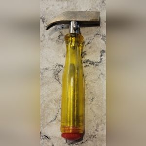 VINTAGE MULTI TOOL NESTING HAMMER W/ Leather Case